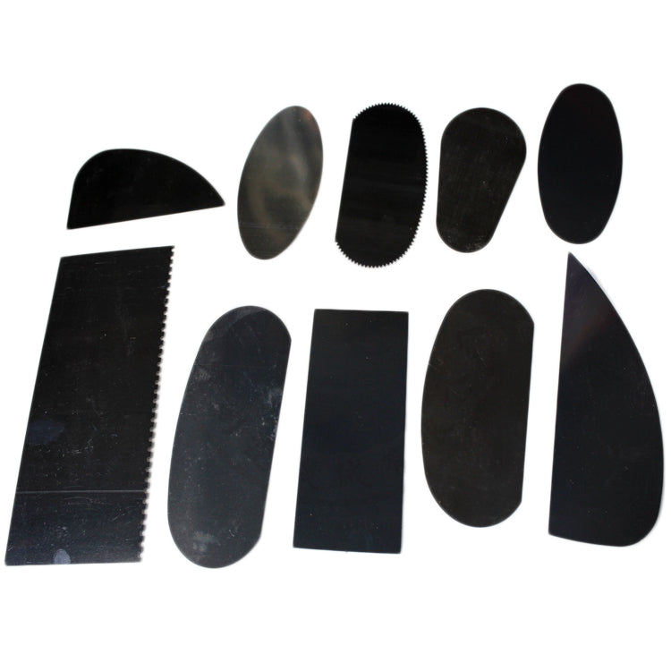 不銹鋼刮片十件套|Steel Scraper Kit (10-piece set)