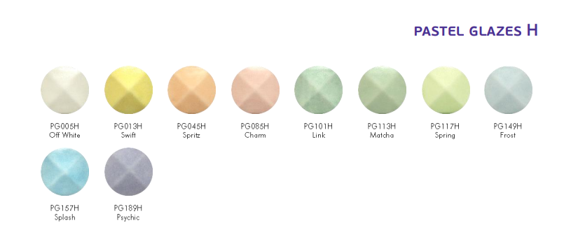 金色花 Chrysanthos|中溫柔光單色釉 Pastel Glazes H (PG) (10 Colours)